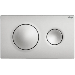 Viega 藏牆式水箱系統套裝：Prevista水箱連支架 (820mm) + Visign for Style 20沖水面板 (磨砂銀)